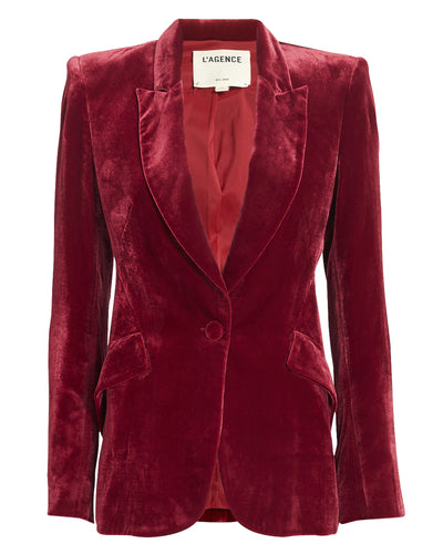 L'Agence Velvet Pinot Noir Blazer