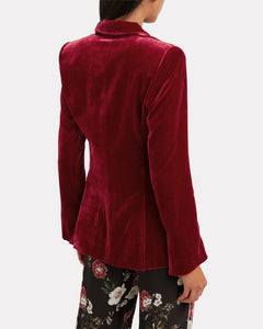 L'Agence Velvet Pinot Noir Blazer