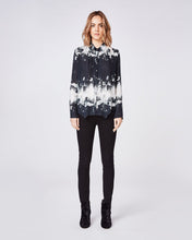 BRUSHED STRIPE BOYFRIEND SHIRT