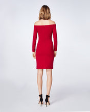 JERSEY OFF SHOULDER DRESS